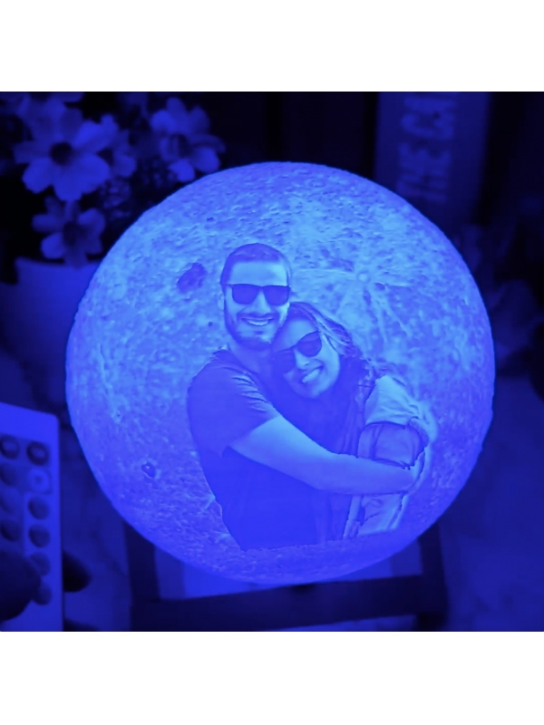 Personalisierte 3d Mond Fotolampe 16 Farbe